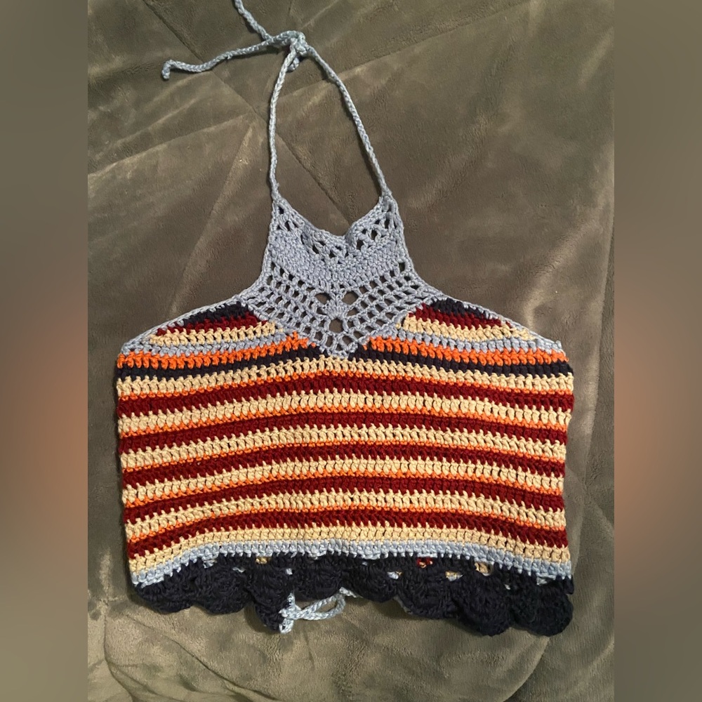 Sky and Sparrow Size Small Crotchet Top